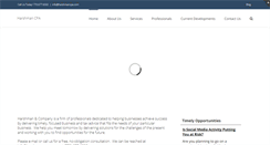 Desktop Screenshot of harshmancpa.com